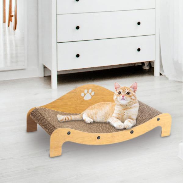 快適な猫ハウススクラッチ、ゲームセンター-室内猫耐久性ペット家具猫壁掛け家具です 猫スクラッチャーソファペット猫スクラッチベッドグラインド爪