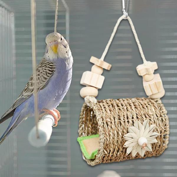 ハチドリ屋外鳥トンネルハミングバードネスト鳥の巣バードハウス庭木用オウムオカメインコインコ中庭