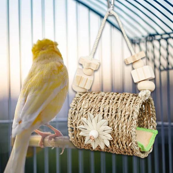 ハチドリ屋外鳥トンネルハミングバードネスト鳥の巣バードハウス庭木用オウムオカメインコインコ中庭