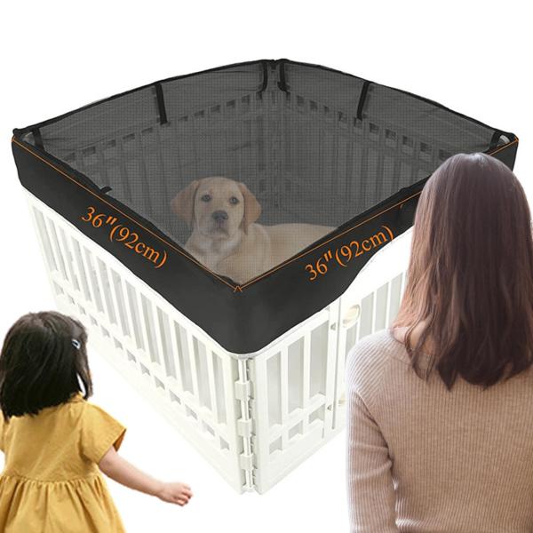 子犬ベビーサークルカバー洗えるサンレインカバーポータブル犬ベビーサークルカバー 36 インチ