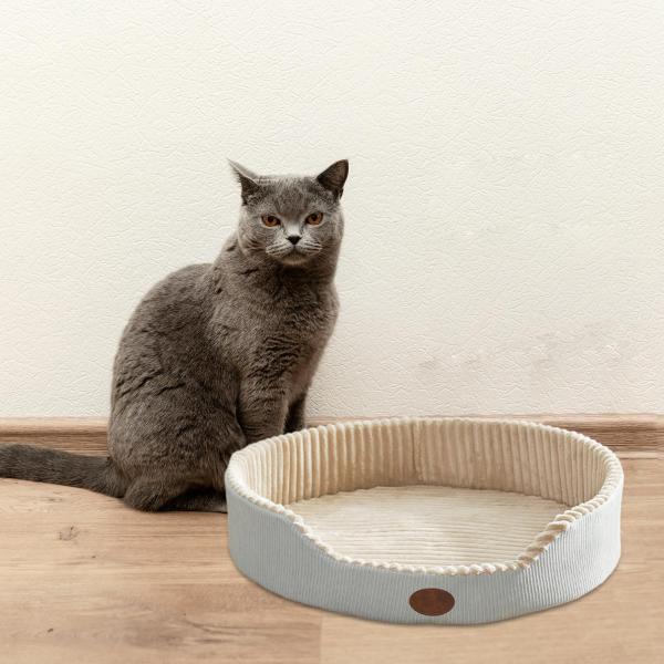 猫ベッド 室内猫用 居心地が良く 滑り止め 洗える ペット キャット シェルター M
