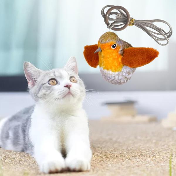 猫 おもちゃ 鳥 鳴く 運動不足 ストレス発散 鳴き声 猫用おもちゃ リアル 遊ぶ 運動不足解消 ネコ 送料無料