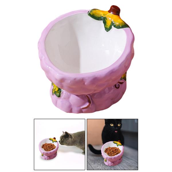 飼育猫ボウル 安定したキティ水飲みボウル 屋内猫用 小型犬 子猫C