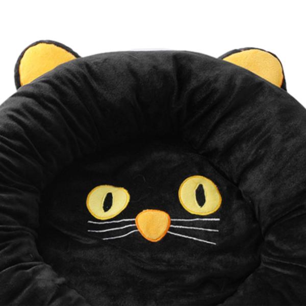 ペット猫ベッド猫睡眠ベッドかわいいペット用品オールシーズン滑り止め子猫洞窟直径 50 センチ犬小屋クッション犬小屋