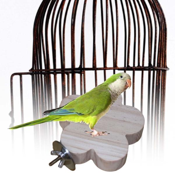鳥止まり木スタンド プラットフォーム エクササイズ オウム スタンド ラヴバード セキセイインコ フィンチ 花用