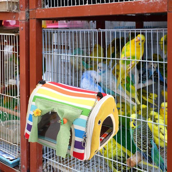 鳥の巣ハウス オールシーズン使用 オカメインコ用小屋 オカメインコ 小動物 小型  安定構造 立体造形 鳥の巣