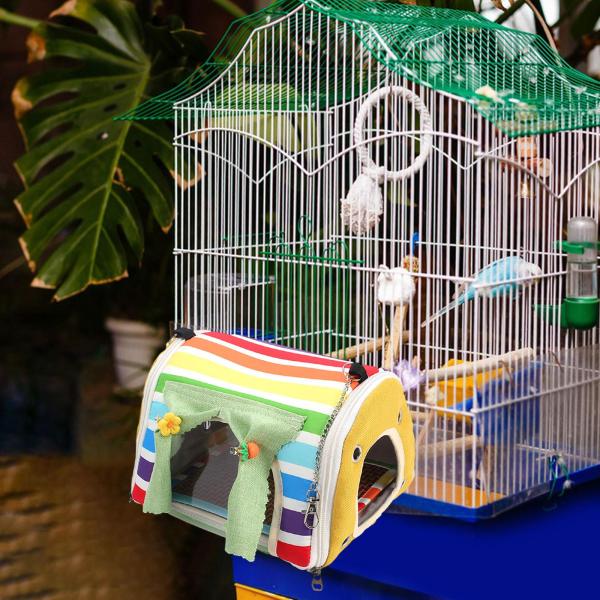 鳥の巣ハウス オールシーズン使用 オカメインコ用小屋 オカメインコ 小動物 大型