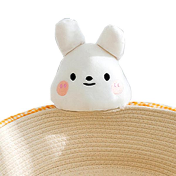 綿ロープ猫ベッド爪とぎスクラッチマットパッド暖かいラウンジベッド小型犬ベッドウサギS