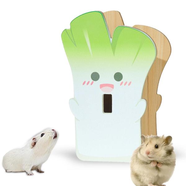 木製ハムスターハウス 隠れ家 小動物用小屋 チンチラ ハムスター レミング スタイル B