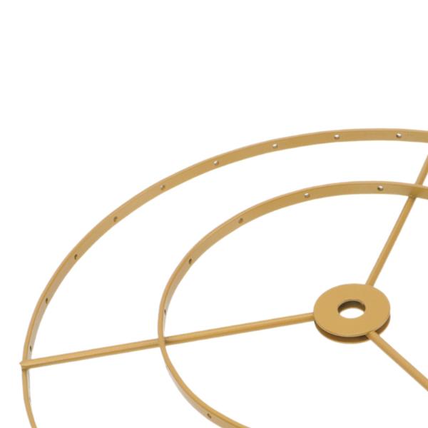 ランプシェードフレームリング DIY 頑丈な金属 ダイニングルーム ライトケージガード カフェ 25cm