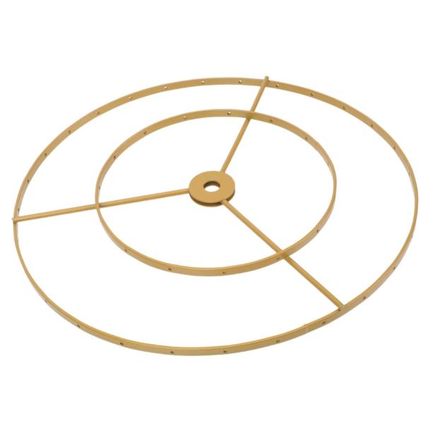 ランプシェードフレームリング DIY 頑丈な金属 ダイニングルーム ライトケージガード カフェ 25cm