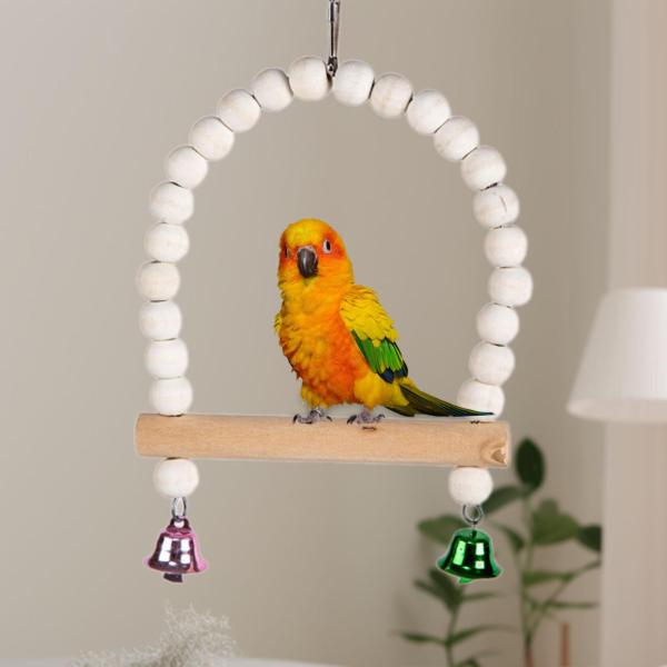 鳥かご 鳥の止まり木 鳥の噛むおもちゃ インコ セキセイインコ 小型鳥用 木製
