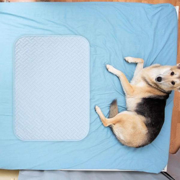 ペット用冷却マット 冷凍不要 ポータブル犬用冷却マット 猫用ベッド 犬用 M