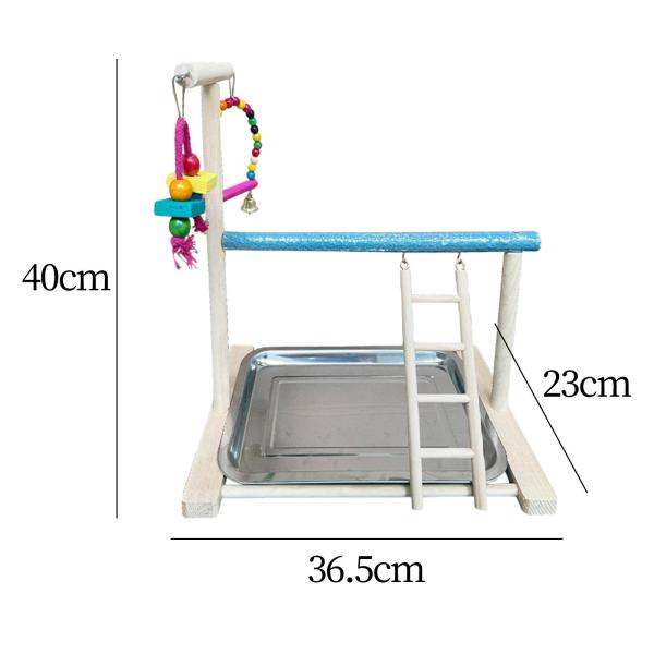 オウム遊び場 オウムトレーニング 止まり木スタンド 運動用鳥用噛むおもちゃ 立つプラットフォーム 鳥用噛むおもちゃ 止まり木ジム 鳥用
