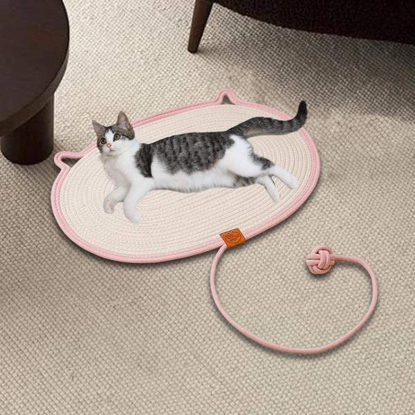 猫用爪とぎマット ペット用品 猫用爪とぎパッド 室内猫用 ソファー ホーム ピンク S