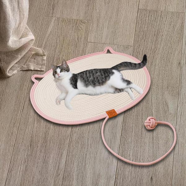 猫用爪とぎマット ペット用品 猫用爪とぎパッド 室内猫用 ソファー ホーム ピンク S