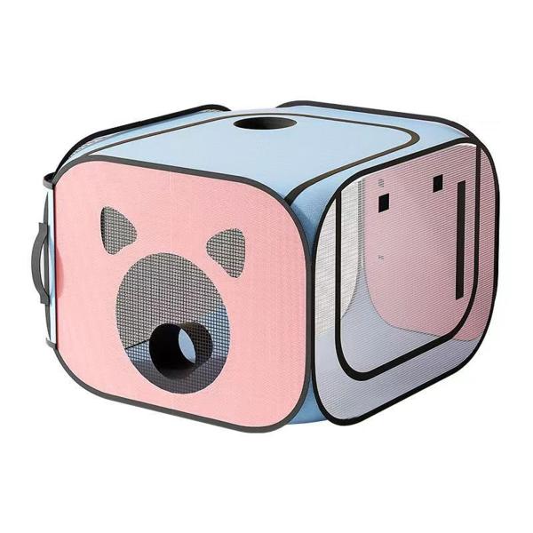 ペット犬猫乾燥ボックス 猫と犬用 清潔なペット用品 便利なグルーミングハウス 防水ポータブル乾燥クレートケージ