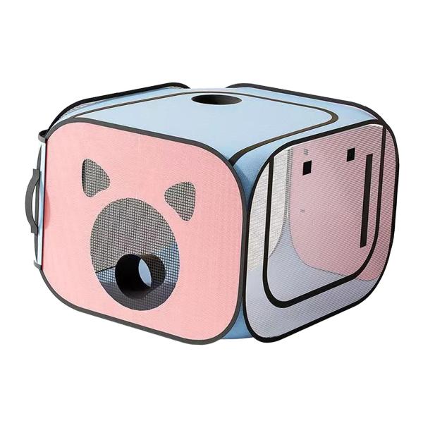 ペット犬猫乾燥ボックス 猫と犬用 清潔なペット用品 便利なグルーミングハウス 防水ポータブル乾燥クレートケージ