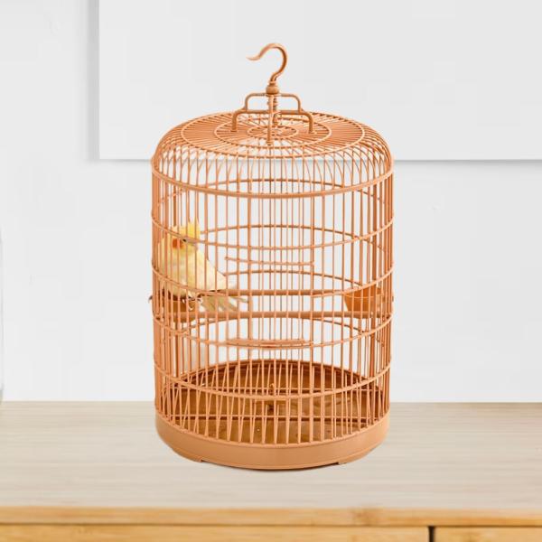 吊り下げ式ケージ 鳥かご 屋内用アクセサリー フードカップスタンド付き ケージ 旅行用鳥かご フィンチ アフリカングレーラブバード コンゴウインコ用