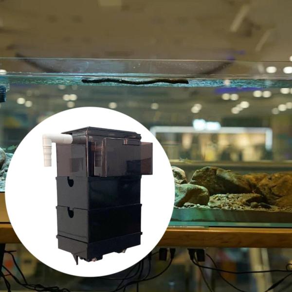小型水槽用フィルターボックス 濾過ボックス オーバーフローパイプ