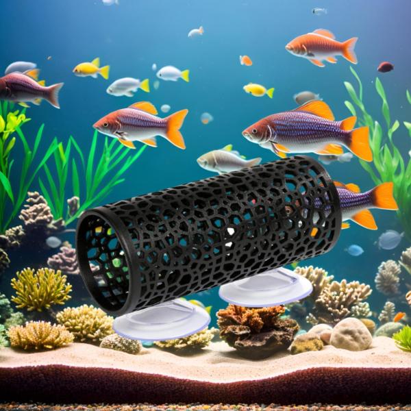 ベタトンネル、ベタ魚のおもちゃ、ベタ魚の洞窟ベタ魚チューブトンネルタンク装飾隠れ家チューブ池の小魚グッピー用