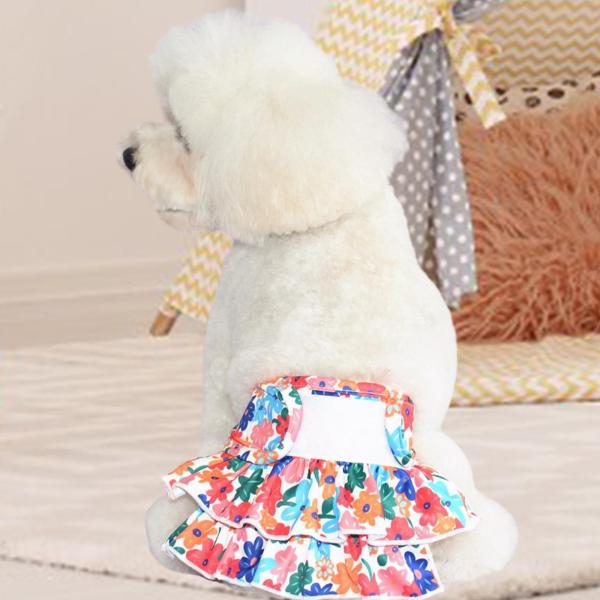 犬子犬用生理用おむつ 再利用可能 吸収性 漏れ防止 通気性 調節可能 快適 生理パンツ ペット用下着