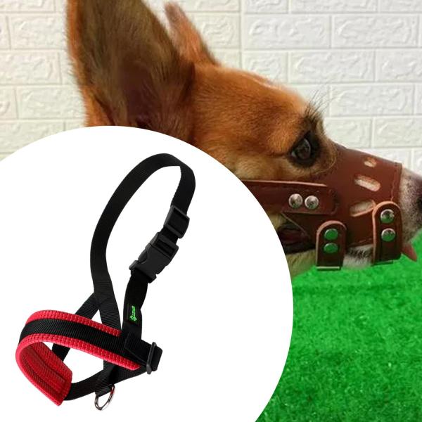 犬用口輪 ポータブル 調節可能 行動訓練用 小型 中型 大型犬用 L