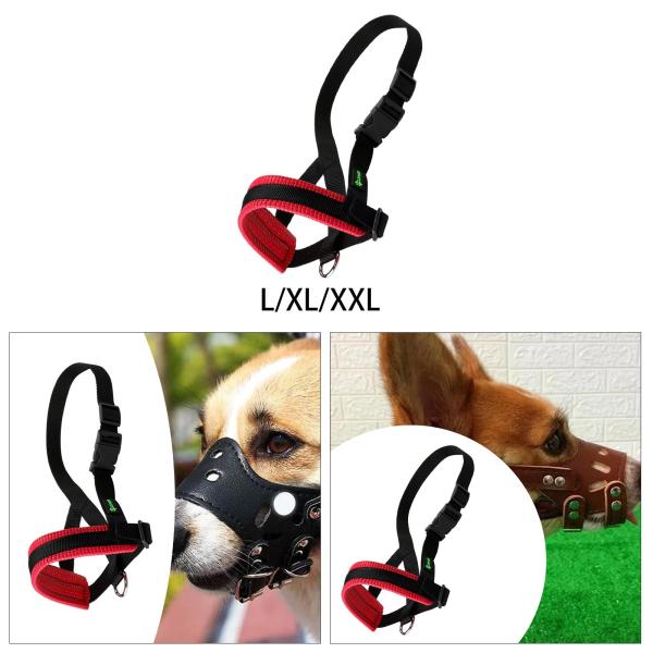犬用口輪 ポータブル 調節可能 行動訓練用 小型 中型 大型犬用 L