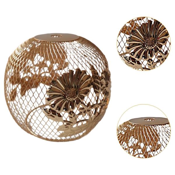 金属製ペンダントライトシェード ライトカバー シャンデリアシェード 天井ライトシェード ランプシェード ケージガード リビングルーム キッチン カフェ