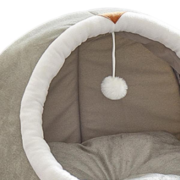 屋内用猫用ベッド 洞窟 半密閉型 屋内用 小型犬用 子犬 子猫用 ペットベッド MB