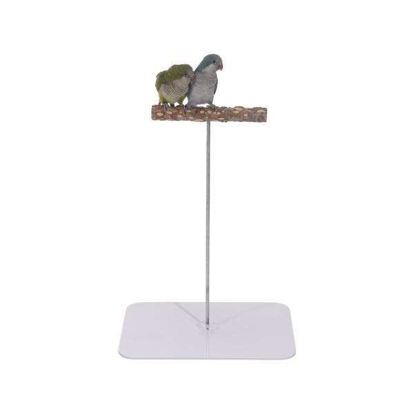 オウム パーチ プレイスタンド 実用的な鳥遊びジムスタンド オウム オカメインコ用 S スクエア