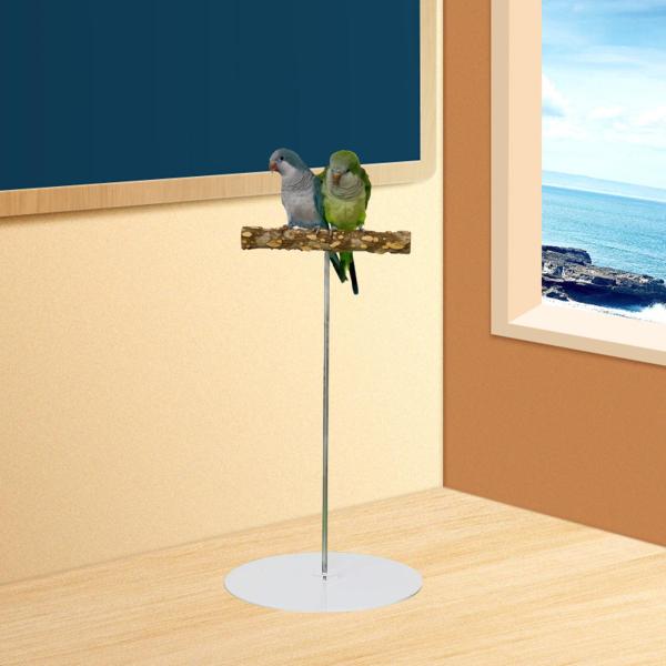 オウム パーチ プレイスタンド 実用的な鳥遊びジムスタンド オウム オカメインコ用 L ラウンド