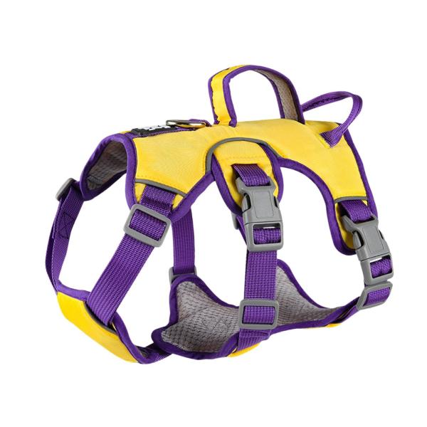 犬用ハーネス 軽量 調節可能 ソフトパッド入り 犬用ベスト 中型小型犬用 M