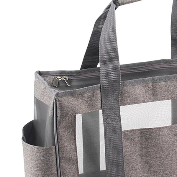 キャットキャリア アウトドア キャンプ 小動物用 丈夫で快適なペットキャリア グレー