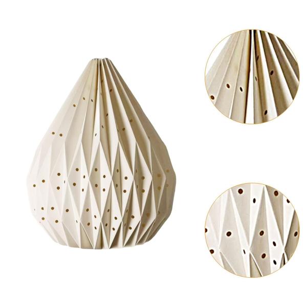 折り紙ランプシェード 装飾ペンダントライトシェード レストラン オフィス装飾用 直径30cm