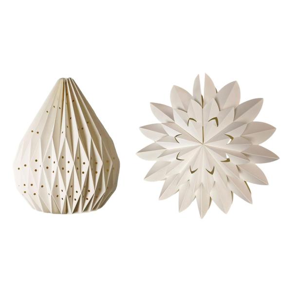 折り紙ランプシェード 装飾ペンダントライトシェード レストラン オフィス装飾用 直径30cm