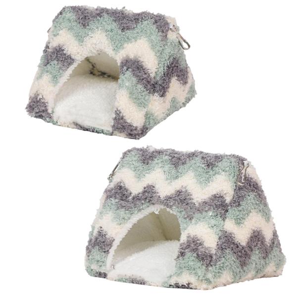 鳥の巣 ケージ用 鳥のテント 鳥のハンモック ハムスター ラブバード インコ用 S