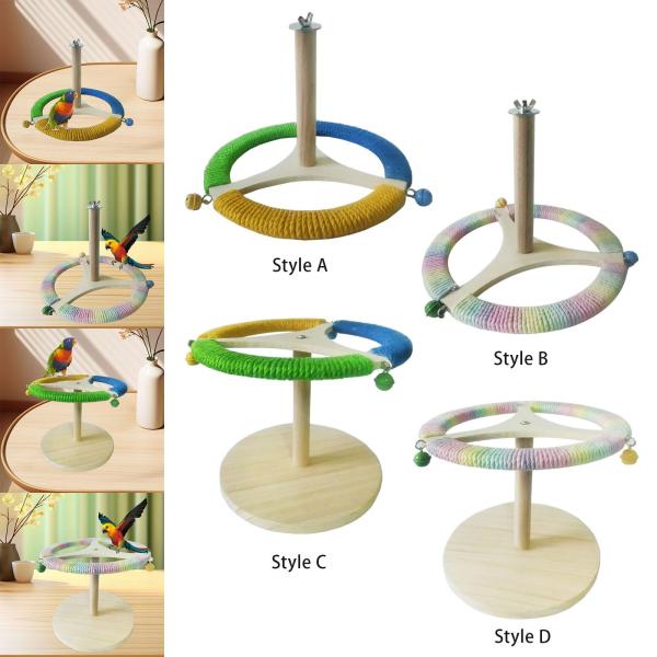 鳥の止まり木 プレイジムスタンド オウムの止まり木スタンド コニュア インコ フィンチ スタイル A