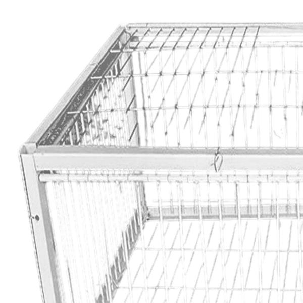 鳥かご 簡単組み立て ポータブル鳩小屋 鶏倉庫 果樹園用 4個入り