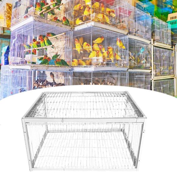 鳥かご 簡単組み立て ポータブル鳩小屋 鶏倉庫 果樹園用 4個入り