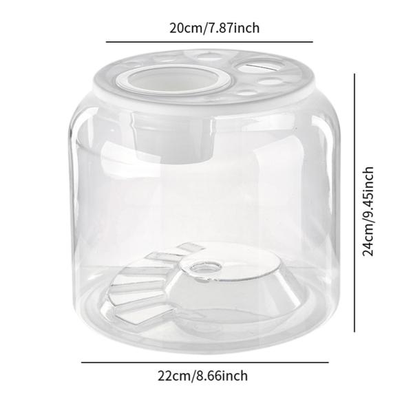 タートルコンテナデスク寮の農家のための汎用性のあるステップテラリウム蓋付きXL