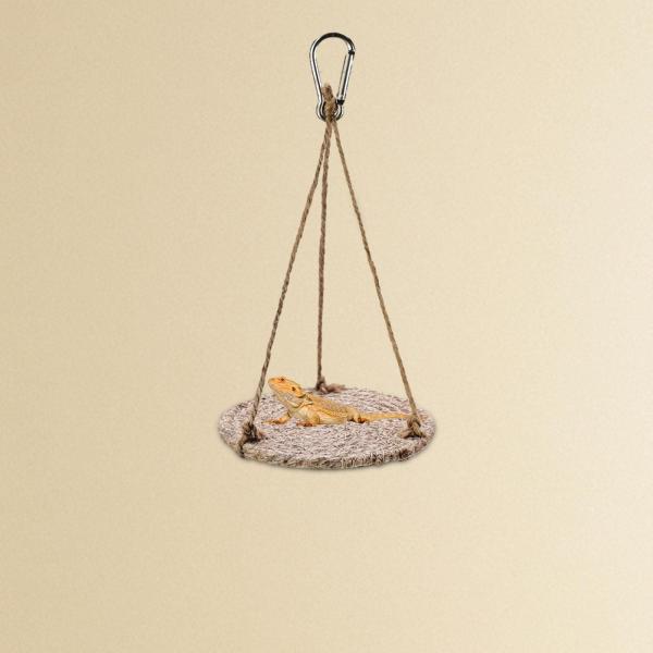 爬虫類ハンモック爬虫類夏のベッドラウンジャー用トカゲテラリウムタンク11x20cm