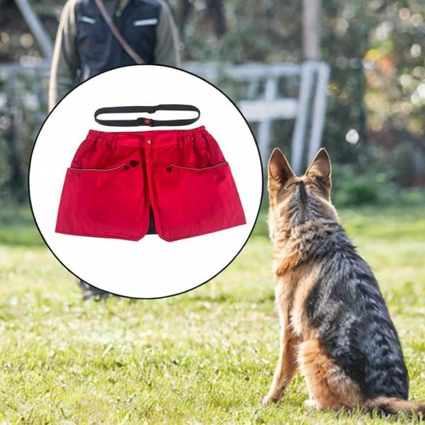 犬のトレーニングエプロン大容量パークガーデンの屋外mのマルチポケット付き