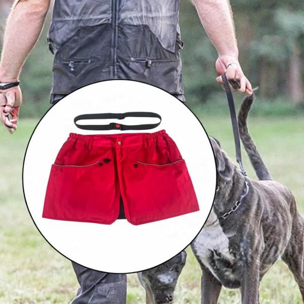 犬のトレーニングエプロン大容量パークガーデンの屋外mのマルチポケット付き
