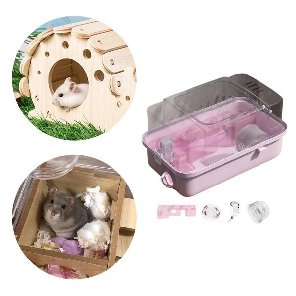 2層小動物用のコンパクトな汎用ハムスターケージウサギモルモット