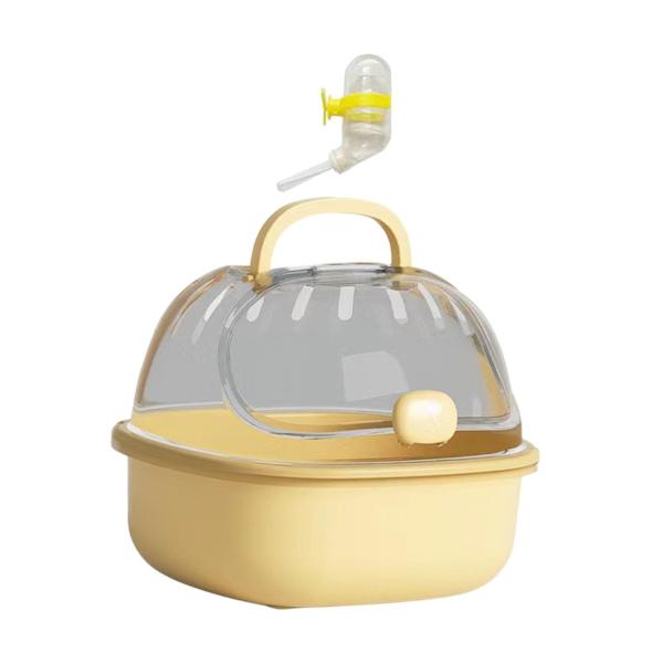 ハムスターキャリアケージはハリネズミのマウスのためのウォーターボトルと大きなボトル