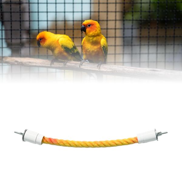 鳥かご用ロープパーチ インコ コニュア ラブバード用 25cm