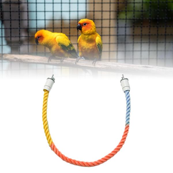鳥かご用ロープパーチ インコ コニュア ラブバード用 40cm
