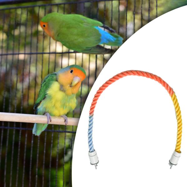 鳥かご用ロープパーチ インコ コニュア ラブバード用 40cm