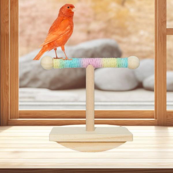 オウムの止まり木のスタンド、オウムのプレイスタンド、自立、バードトレーニングスタンドの鳥の鳥の鳥のおもちゃのおもちゃのおもちゃのおもちゃ